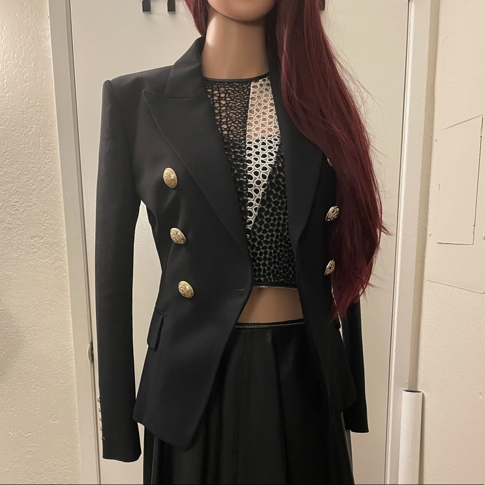 Black Balmain blazer